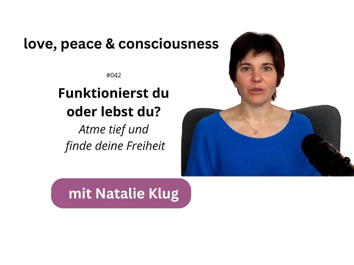 Natalie Klug funktionierst du oder lebst du Natalie Klug funktionierst du oder lebst du