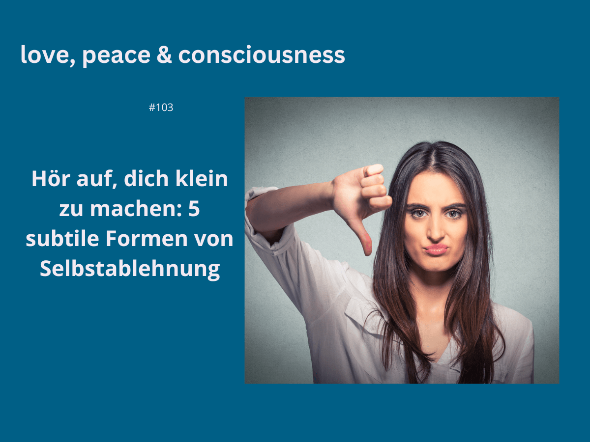 Natalie Klug LPC Hör auf die klein zu machen.